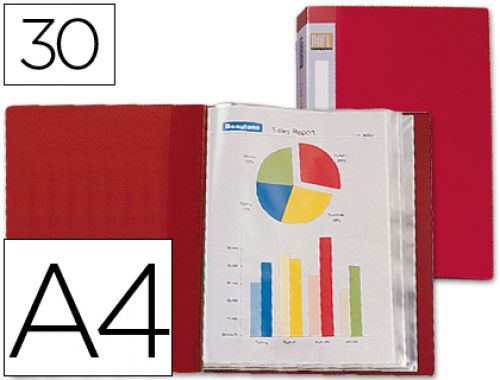 Capa catalogo liderpapel 30 bolsas din a4 vermelha , Liderpapel , 19666 , 4710581370206